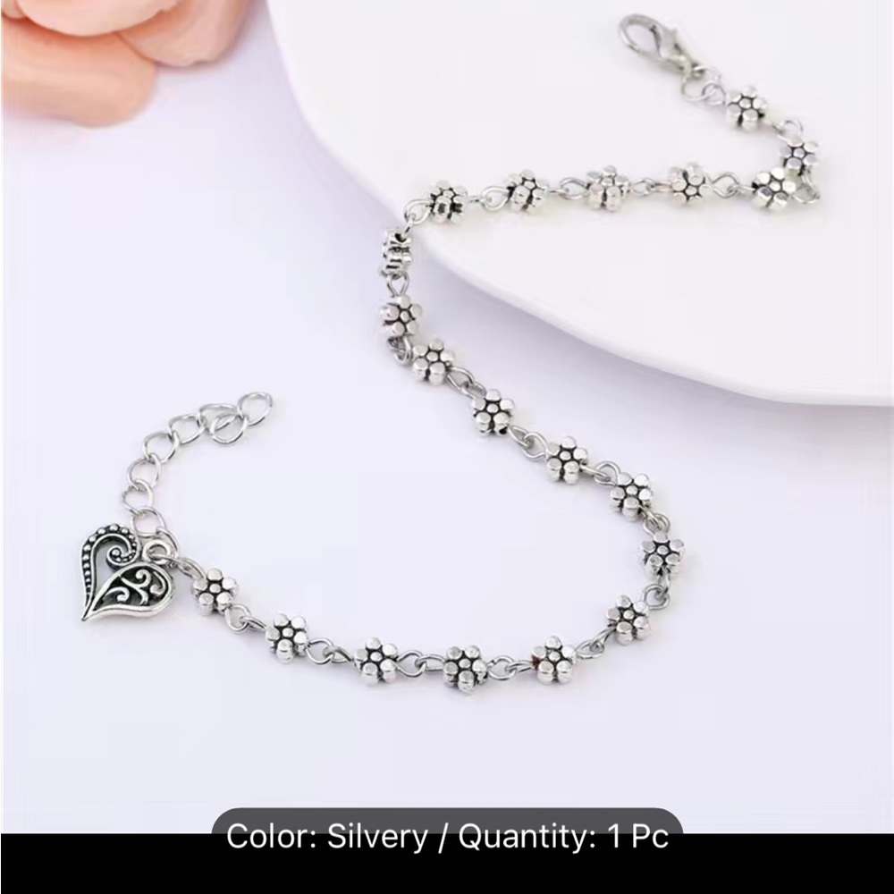 Floral anklet/Bracelet - Picture 4 of 11